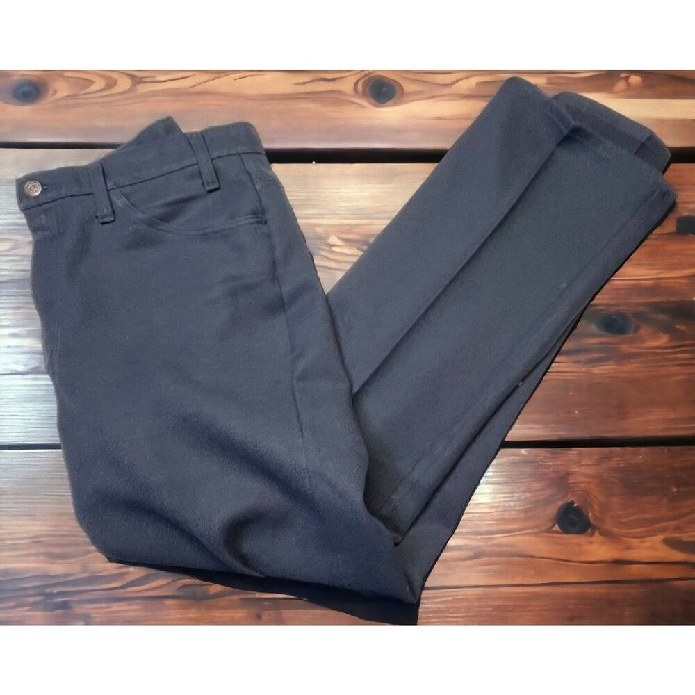 Levis Mens Slacks Size 36x30 Navy Blue Gold Tab Dress Pants Vintage 90s